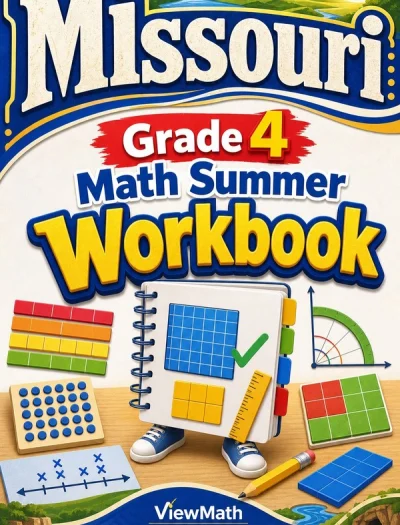 Missouri MAP Grade 4 Math Summer Review Workbook