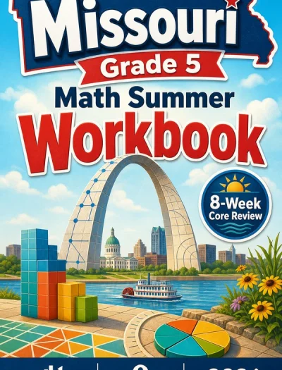 Missouri MAP Grade 5 Math Summer Review Workbook