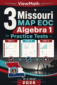 3 Missouri MAP EOC Algebra 1 Math Practice Tests