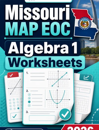 Missouri MAP EOC Algebra 1 Worksheets