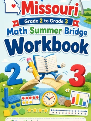 Missouri Grade 2 to Grade 3 Math Summer Bridge Workbook