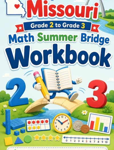 Missouri Grade 2 to Grade 3 Math Summer Bridge Workbook