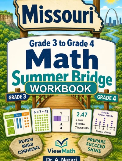 Missouri MAP Grade 3 Math Summer Bridge Workbook