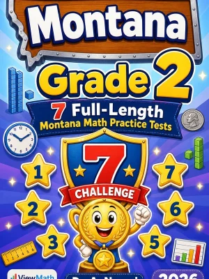 7 Full-Length Montana Grade 2 Math Practice Tests