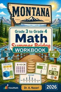 Montana MontCAS Grade 3 Math Summer Bridge Workbook