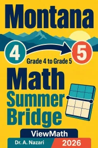 Montana MontCAS Grade 4 Math Summer Bridge