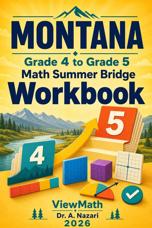 Montana MontCAS Grade 4 Math Summer Bridge Workbook