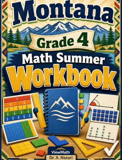 Montana MontCAS Grade 4 Math Summer Review Workbook