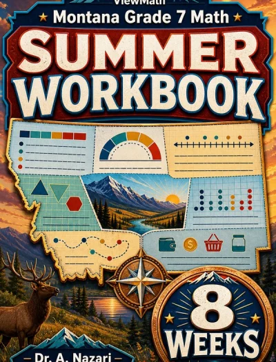 Montana MontCAS Grade 7 Math Summer Review Workbook