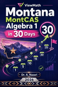 Montana MontCAS Algebra 1 Math in 30 Days