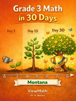 Montana MontCAS Grade 3 Math in 30 Days