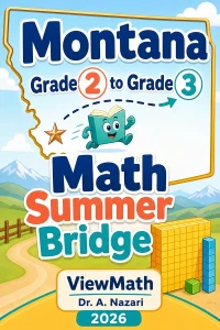 Montana Grade 2 to Grade 3 Math Summer Bridge