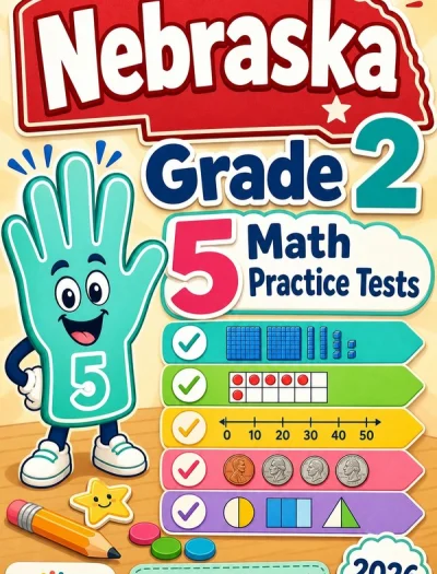 5 Full-Length Nebraska Grade 2 Math Practice Tests
