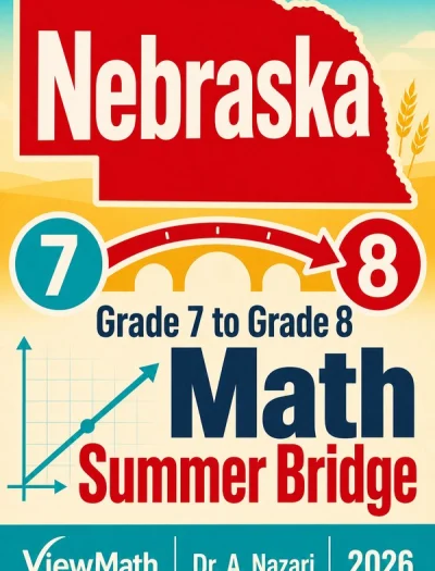 Nebraska NSCAS Grade 7 to Grade 8 Math Summer Bridge