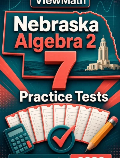 7 Full-Length Nebraska Algebra 2 Practice Tests