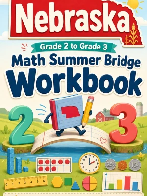 Nebraska Grade 2 to Grade 3 Math Summer Bridge Workbook