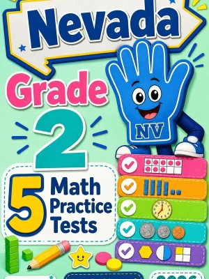 5 Full-Length Nevada Grade 2 Math Practice Tests