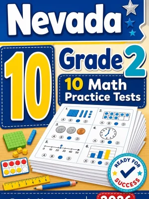 10 Full-Length Nevada Grade 2 Math Practice Tests