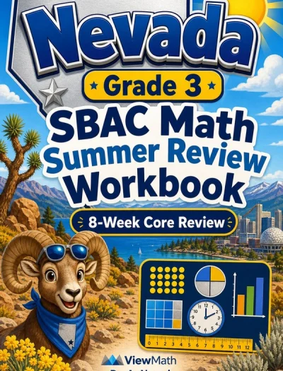 Nevada SBAC Grade 3 Math Summer Review Workbook