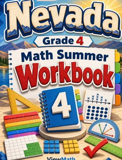 Nevada SBAC Grade 4 Math Summer Review Workbook