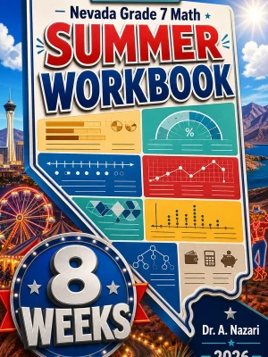 Nevada SBAC Grade 7 Math Summer Review Workbook