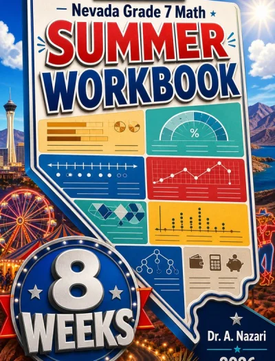 Nevada SBAC Grade 7 Math Summer Review Workbook