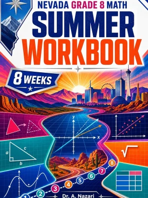 Nevada SBAC Grade 8 Math Summer Review Workbook