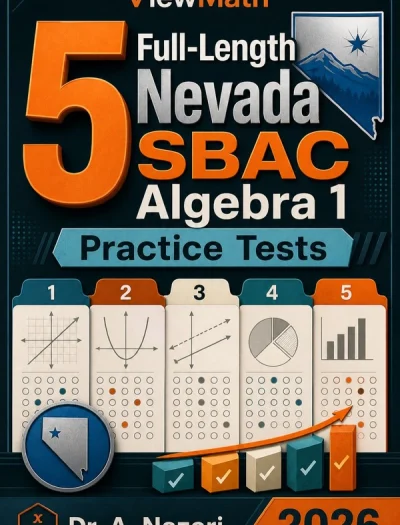 5 Full-Length Nevada SBAC Algebra 1 Math Practice Tests