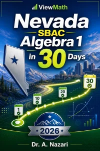 Nevada SBAC Algebra 1 Math in 30 Days