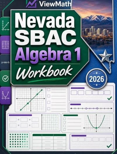 Nevada SBAC Algebra 1 Math Workbook