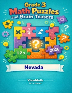 Nevada SBAC Grade 3 Math Puzzles and Brain Teasers