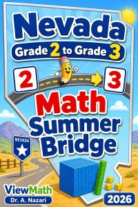 Nevada Grade 2 to Grade 3 Math Summer Bridge