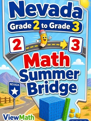 Nevada Grade 2 to Grade 3 Math Summer Bridge