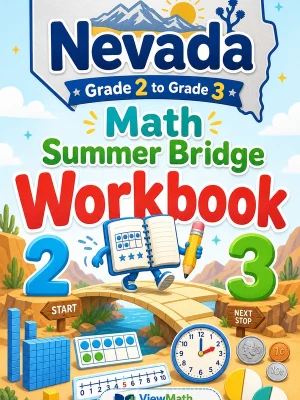 Nevada Grade 2 to Grade 3 Math Summer Bridge Workbook