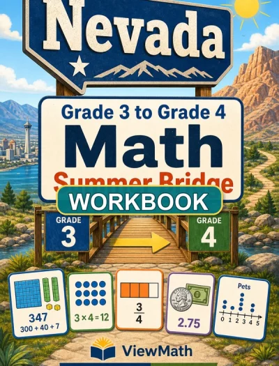 Nevada SBAC Grade 3 Math Summer Bridge Workbook
