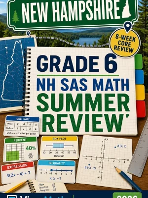 New Hampshire NH SAS Grade 6 Math Summer Review