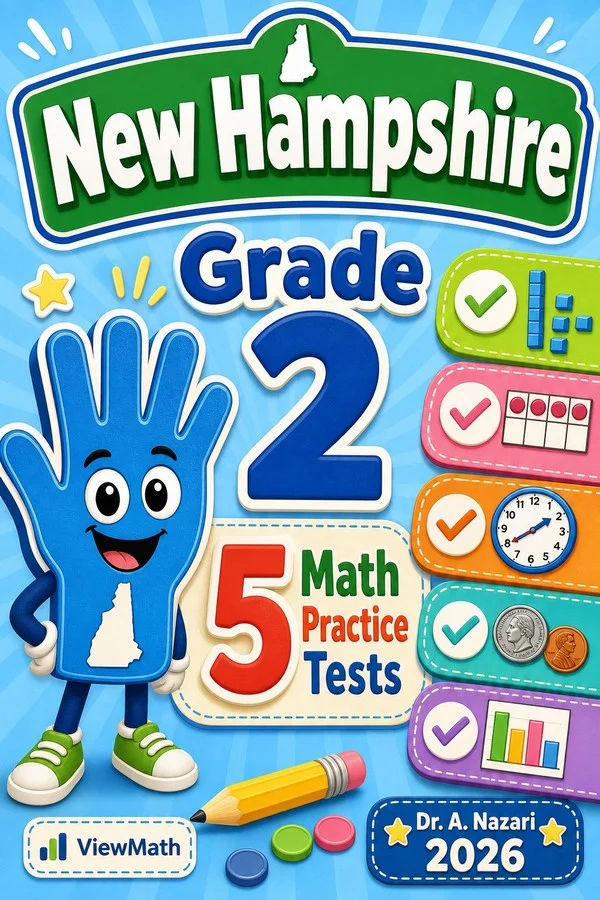 5 Full-Length New Hampshire Grade 2 Math Practice Tests