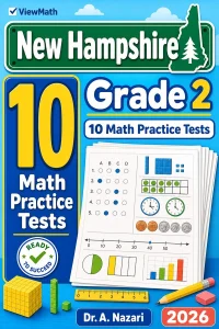 10 Full-Length New Hampshire Grade 2 Math Practice Tests