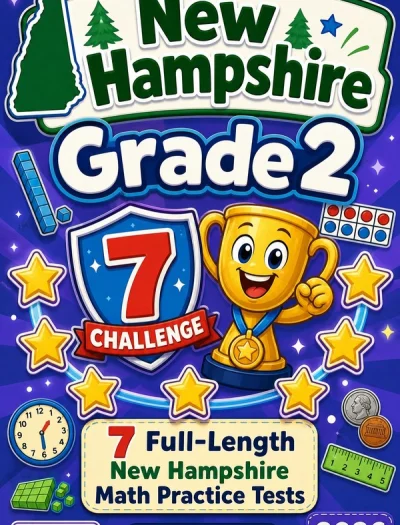 7 Full-Length New Hampshire Grade 2 Math Practice Tests