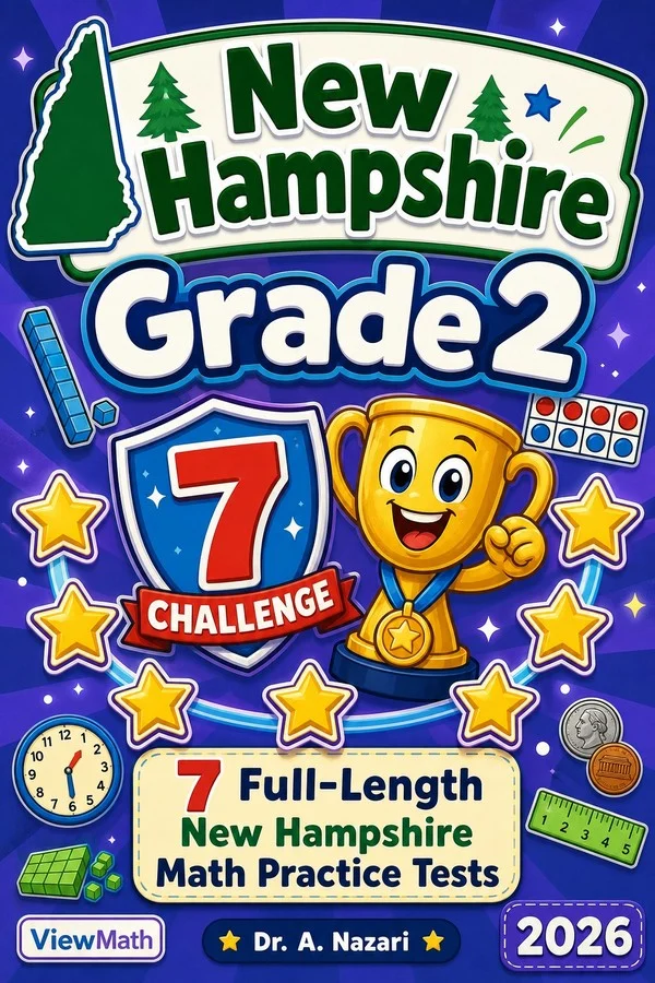 7 Full-Length New Hampshire Grade 2 Math Practice Tests