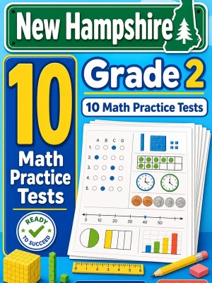 10 Full-Length New Hampshire Grade 2 Math Practice Tests