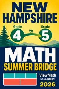 New Hampshire NH SAS Grade 4 Math Summer Bridge