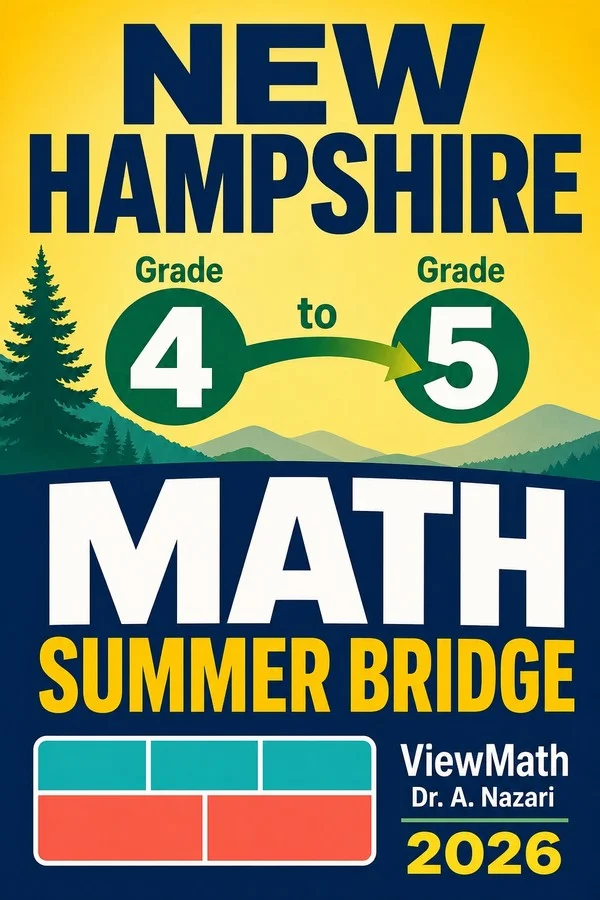 New Hampshire NH SAS Grade 4 Math Summer Bridge