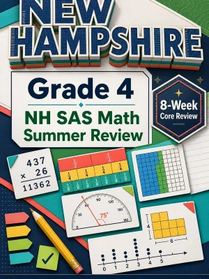 New Hampshire NH SAS Grade 4 Math Summer Review
