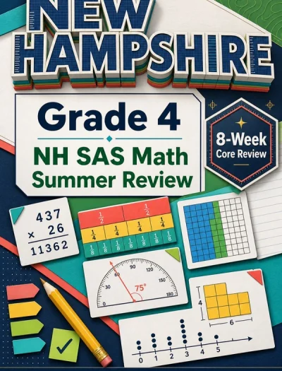 New Hampshire NH SAS Grade 4 Math Summer Review