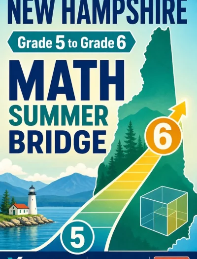 New Hampshire NH SAS Grade 5 Math Summer Bridge