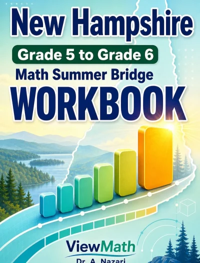 New Hampshire NH SAS Grade 5 Math Summer Bridge Workbook