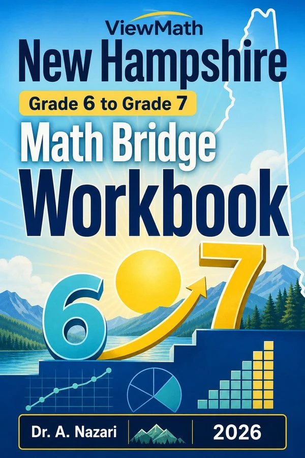 New Hampshire NH SAS Grade 6 Math Summer Bridge Workbook