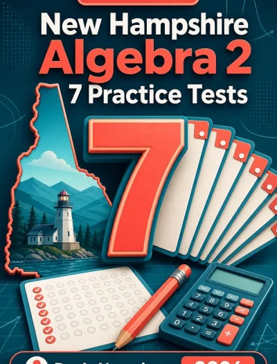 7 Full-Length New Hampshire Algebra 2 Practice Tests