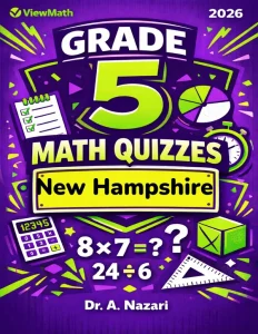 New Hampshire NH SAS Grade 5 Math Quizzes